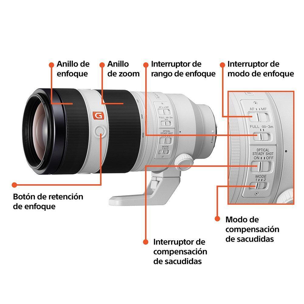 FE 100-400mm lente teleobjetivo con zoom potente-2