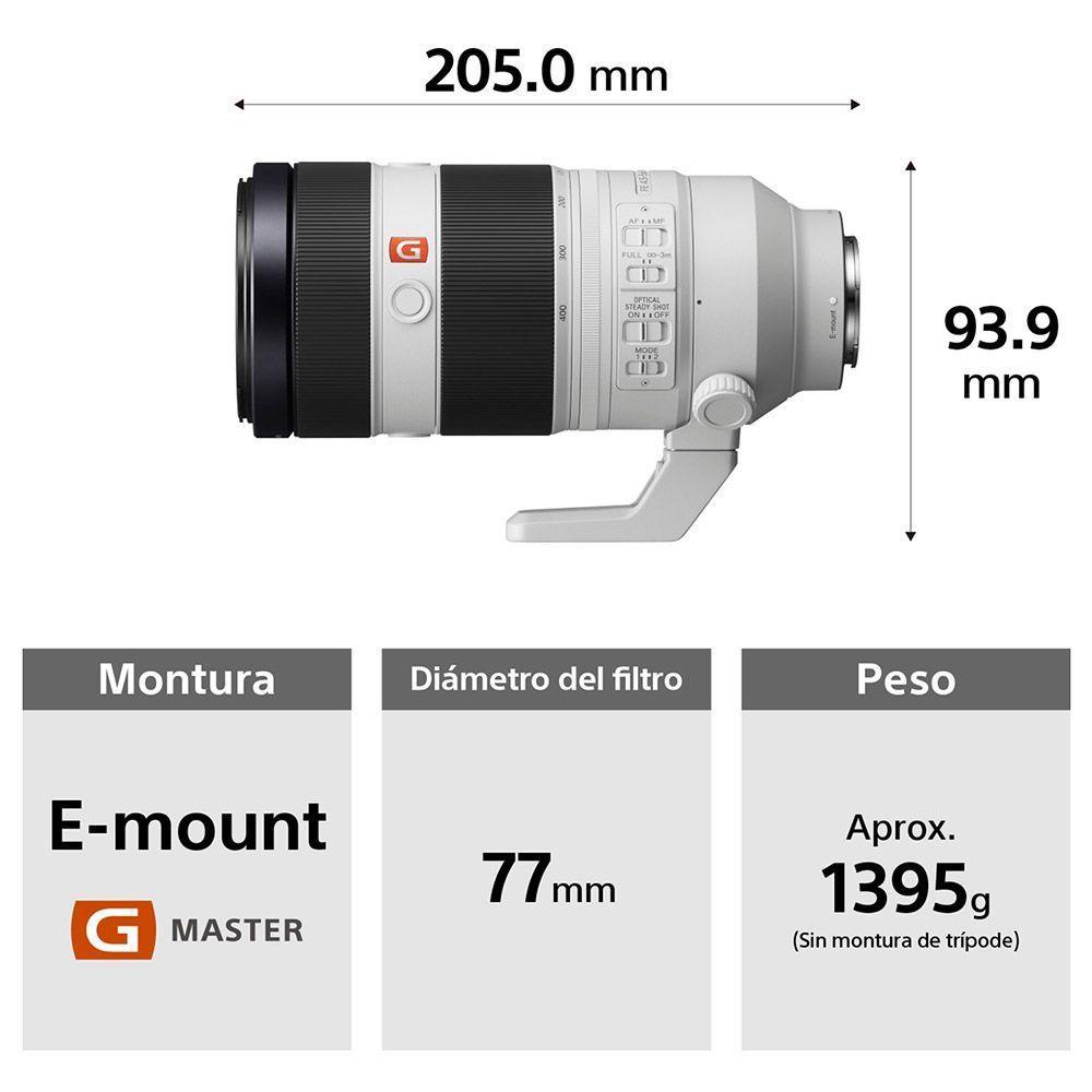 FE 100-400mm lente teleobjetivo con zoom potente-5