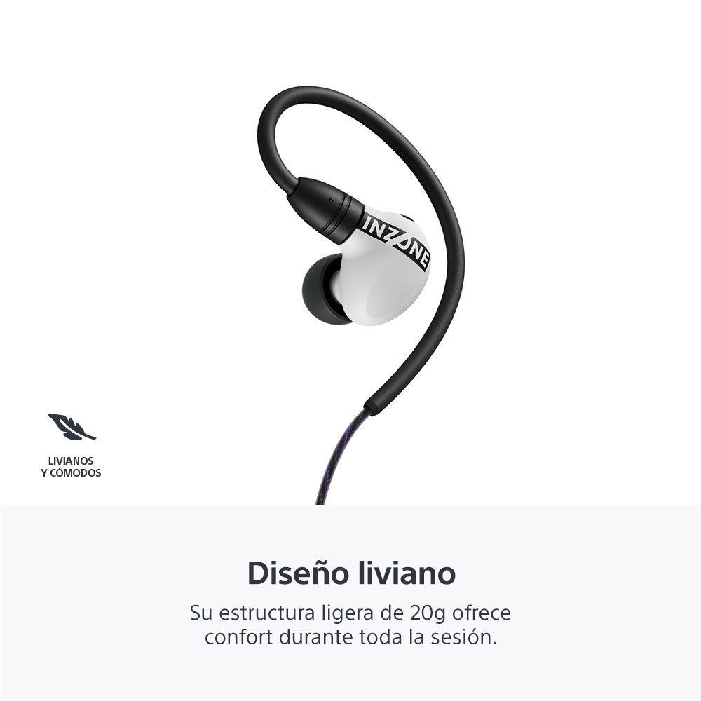 Audífonos internos para juegos INZONE E9 Blanco Sony-3