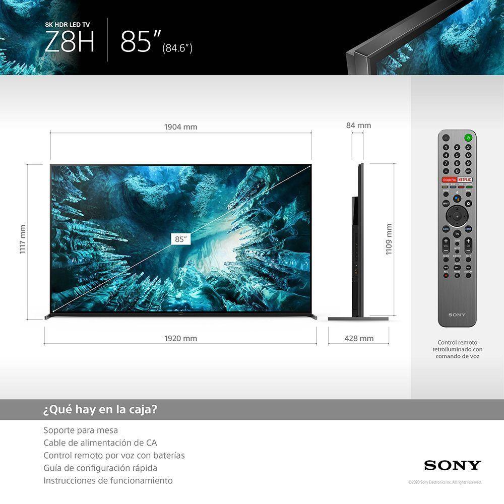 LED Smart TV 85' 8K  XBR-85Z8H-2