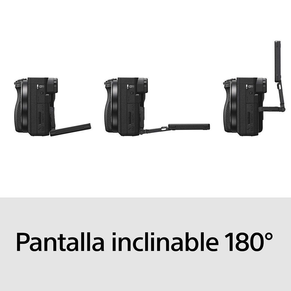 Cámara Profesional ILCE-6400M + Lente 18-135 mm-5