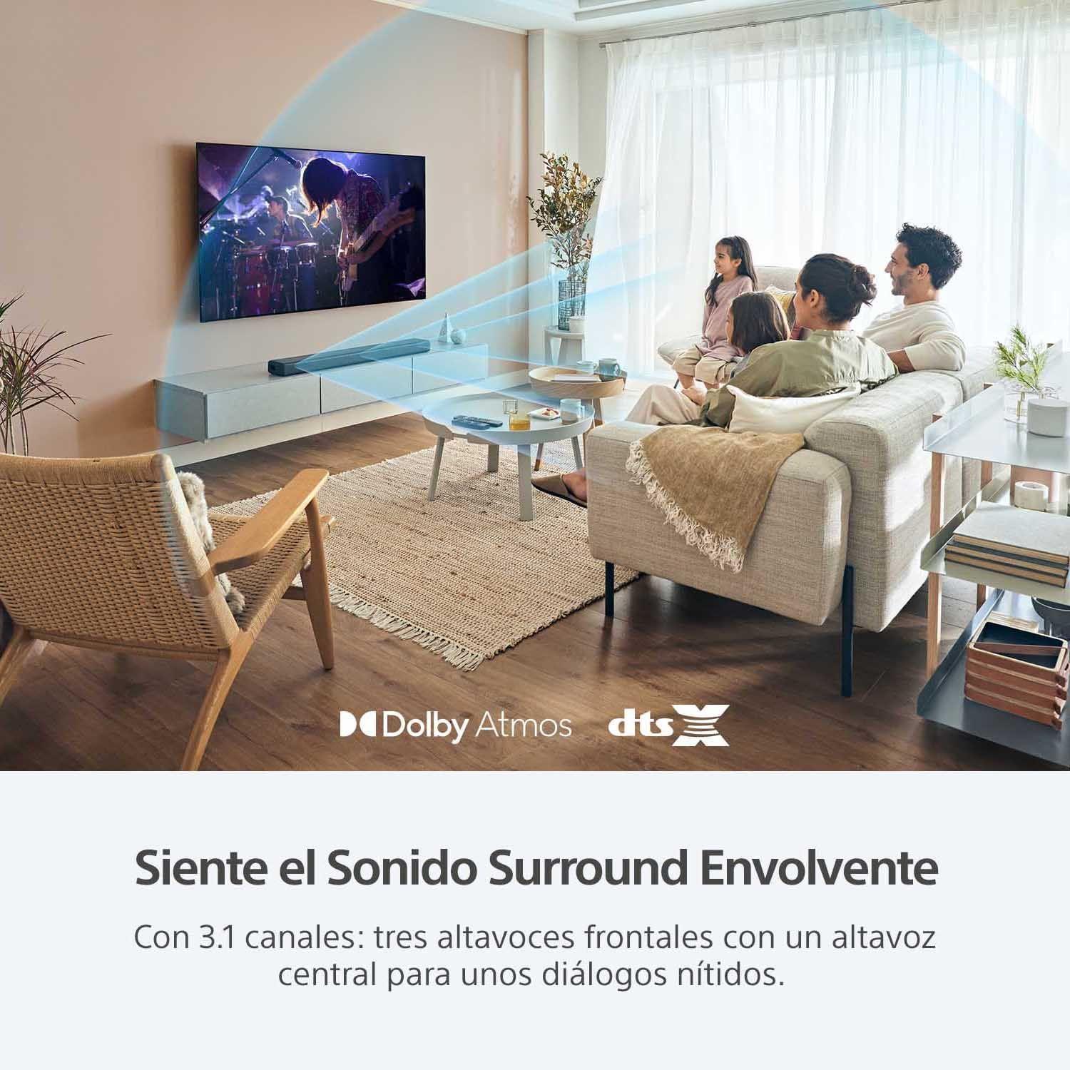 Barra de sonido de 3.1 canales con tecnología 360 Spatial Sound Mapping y Dolby Atmos  HT-A3000-6