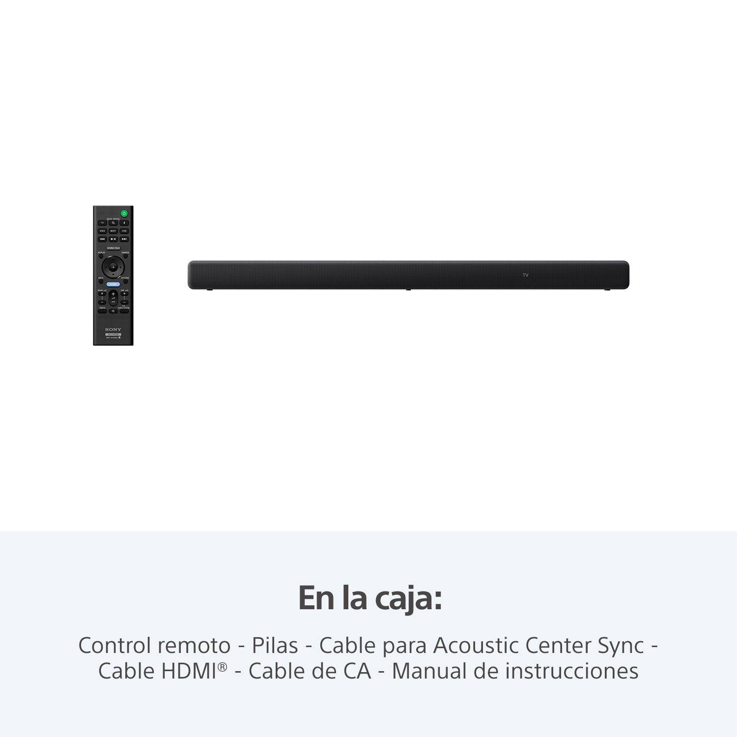 Barra de sonido de 3.1 canales con tecnología 360 Spatial Sound Mapping y Dolby Atmos  HT-A3000-2