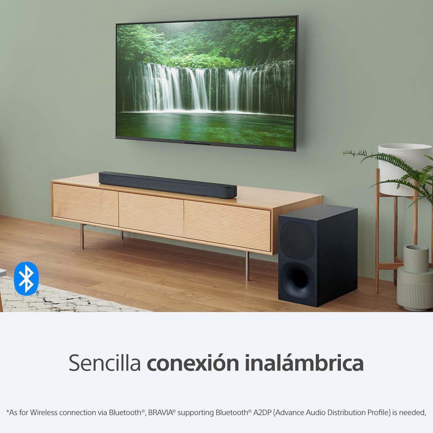 Soundbar de 2.1 canales con  subwoofer inalámbrico  HT-S400-4