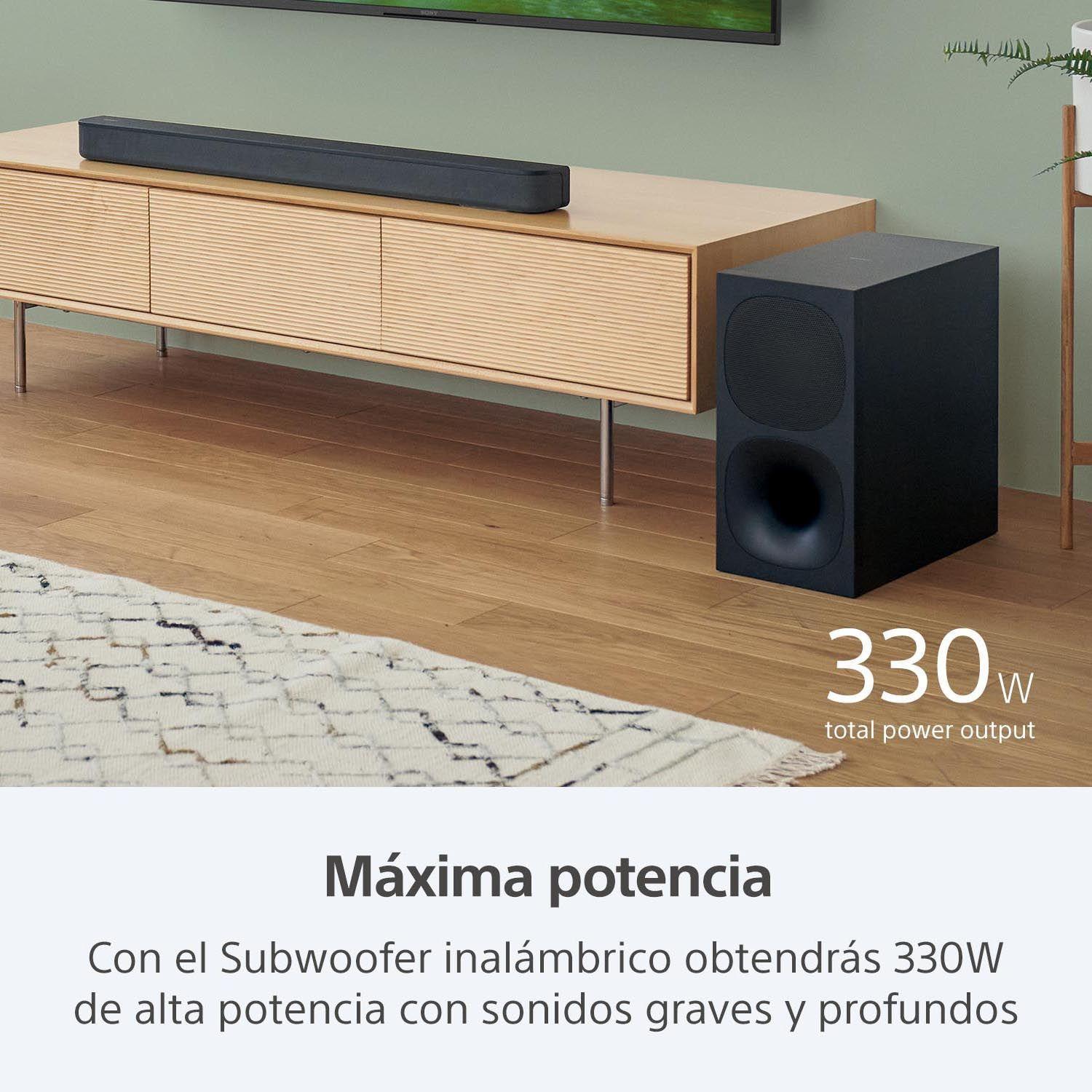 Soundbar de 2.1 canales con  subwoofer inalámbrico  HT-S400-5