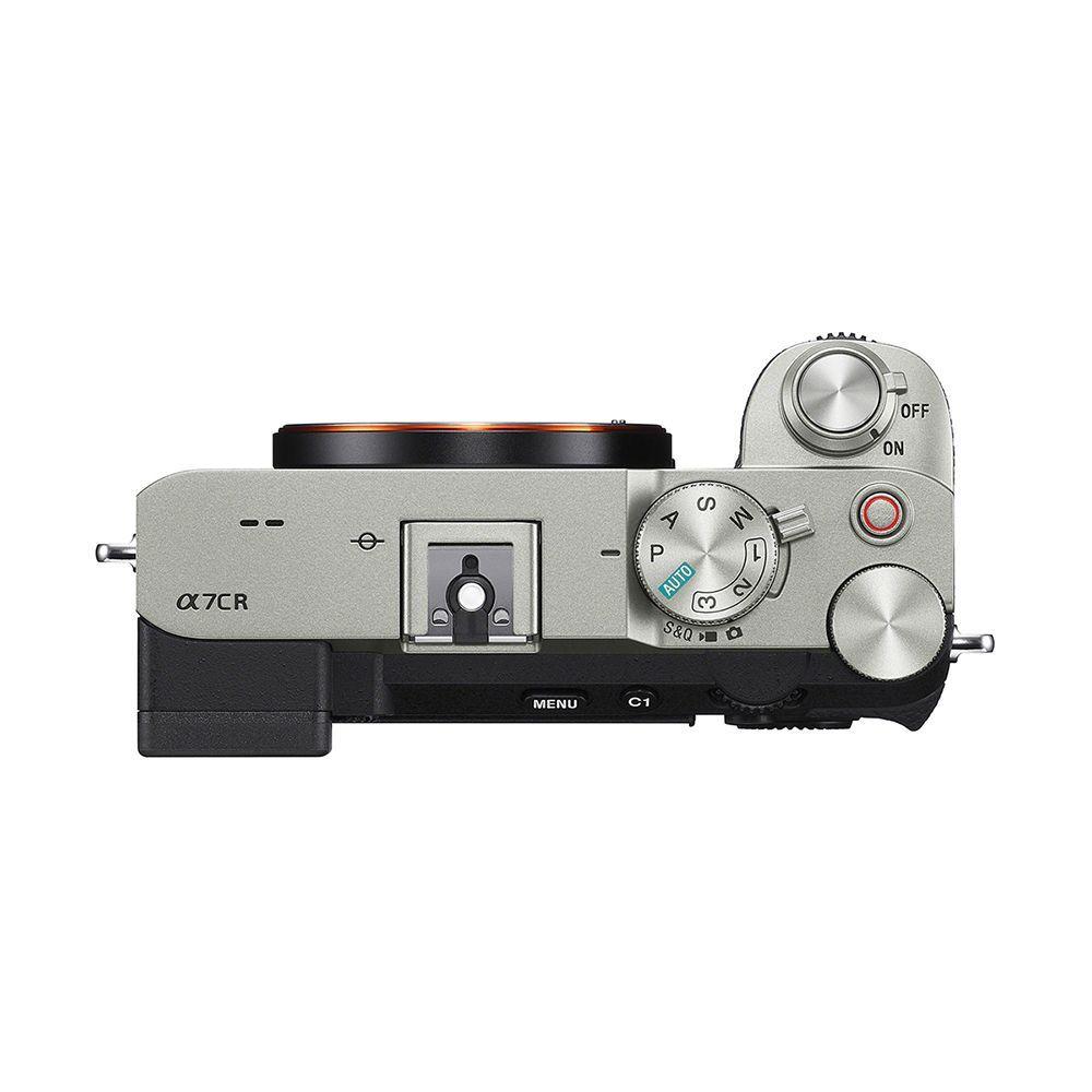 Cámara Profesional Compacta Full Frame Mirrorless ILCE-7CR Plateada-5