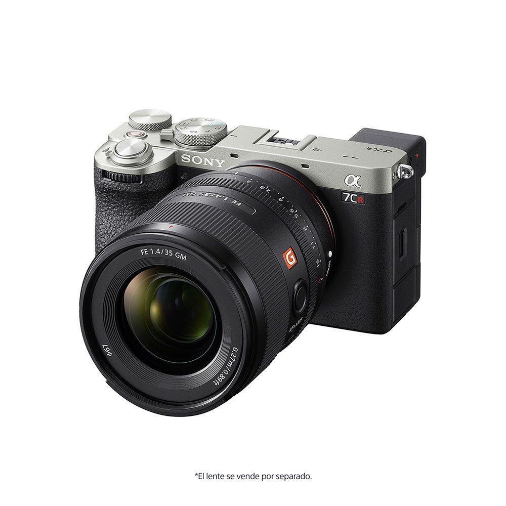 Cámara Profesional Compacta Full Frame Mirrorless ILCE-7CR Plateada-6