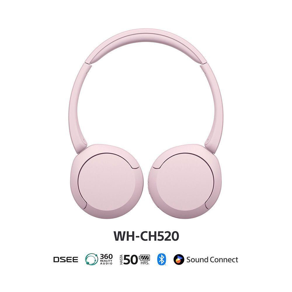 Audífonos inalámbricos WH-CH520 Rosado-1