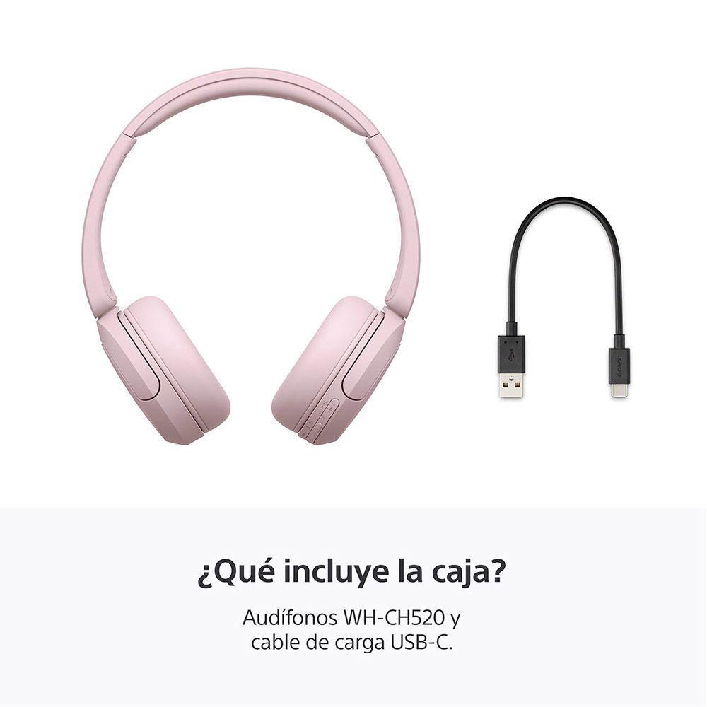 Audífonos inalámbricos WH-CH520 Rosado-5