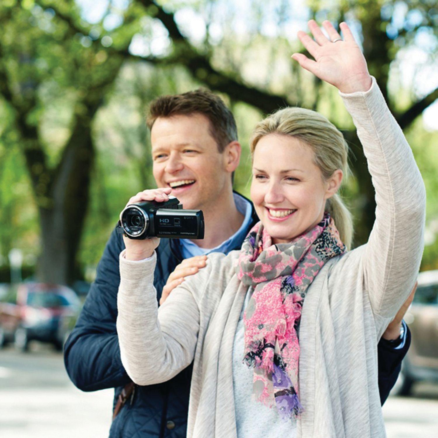 Handycam CX405 con sensor Exmor R CMOS-7