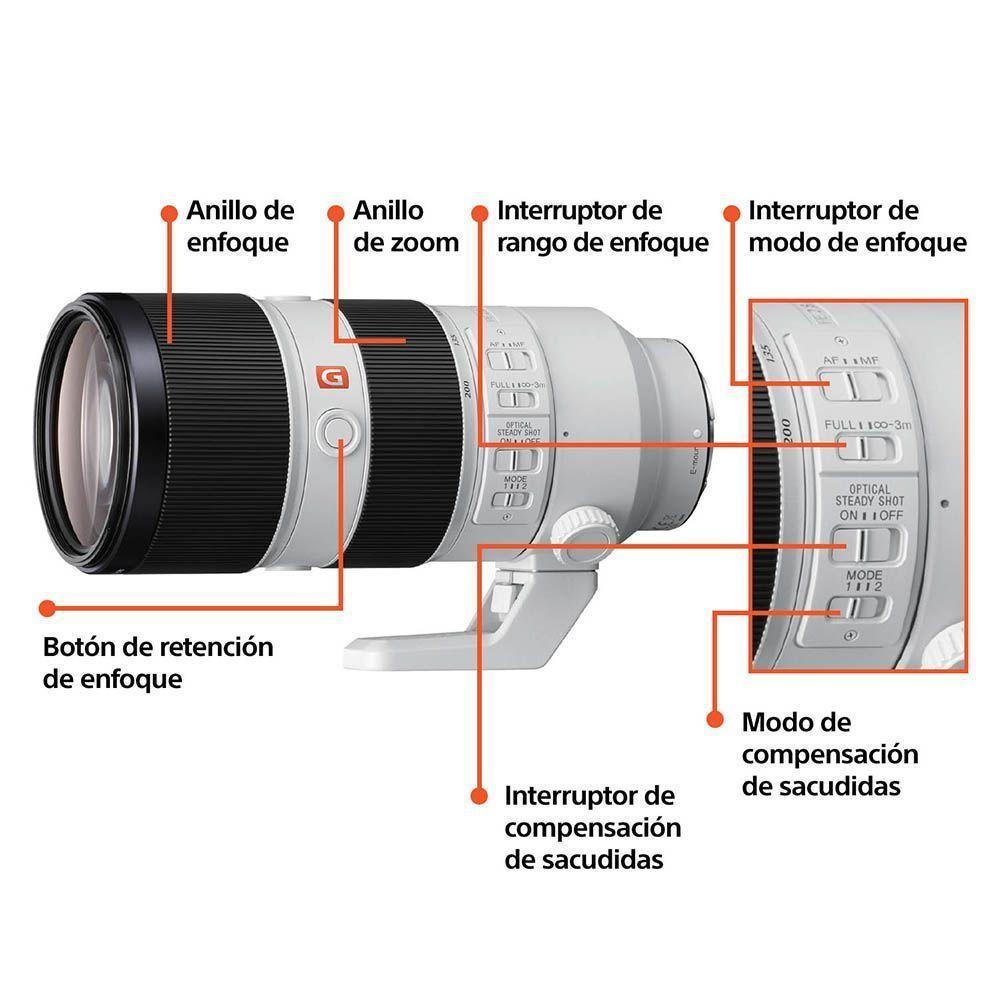 Lente FE 70-200 mm F2.8 GM OSS-2