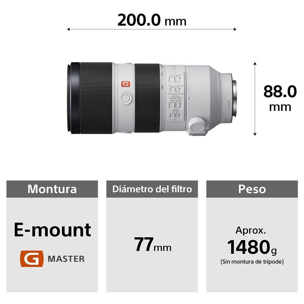 Lente FE 70-200 mm F2.8 GM OSS-3