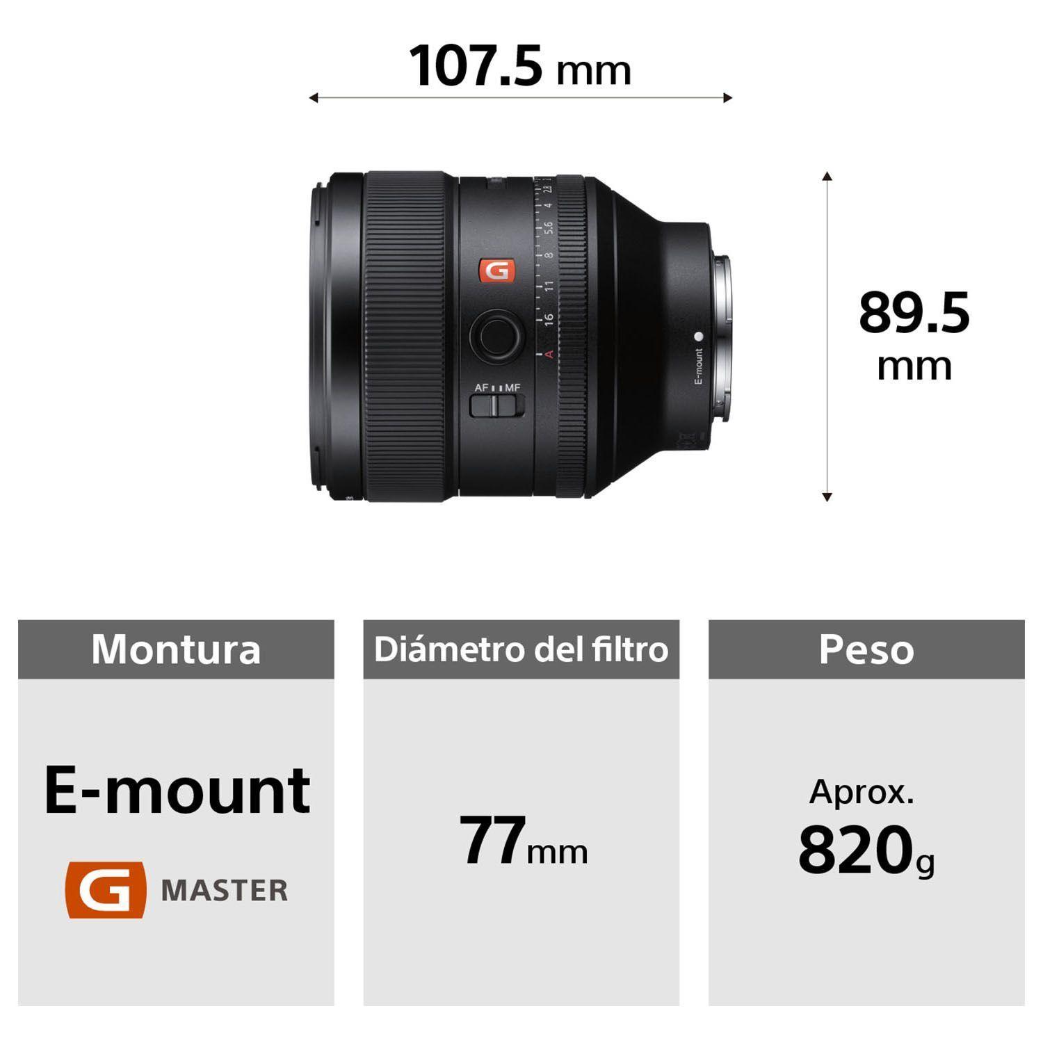 Lente Montura E SEL85F14GM-3