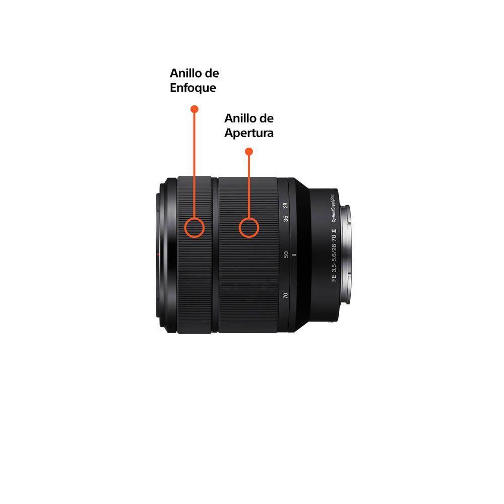 Camara a7 III sensor full frame 35 mm lente de zoom de 28 70 mm 2da generacion-5