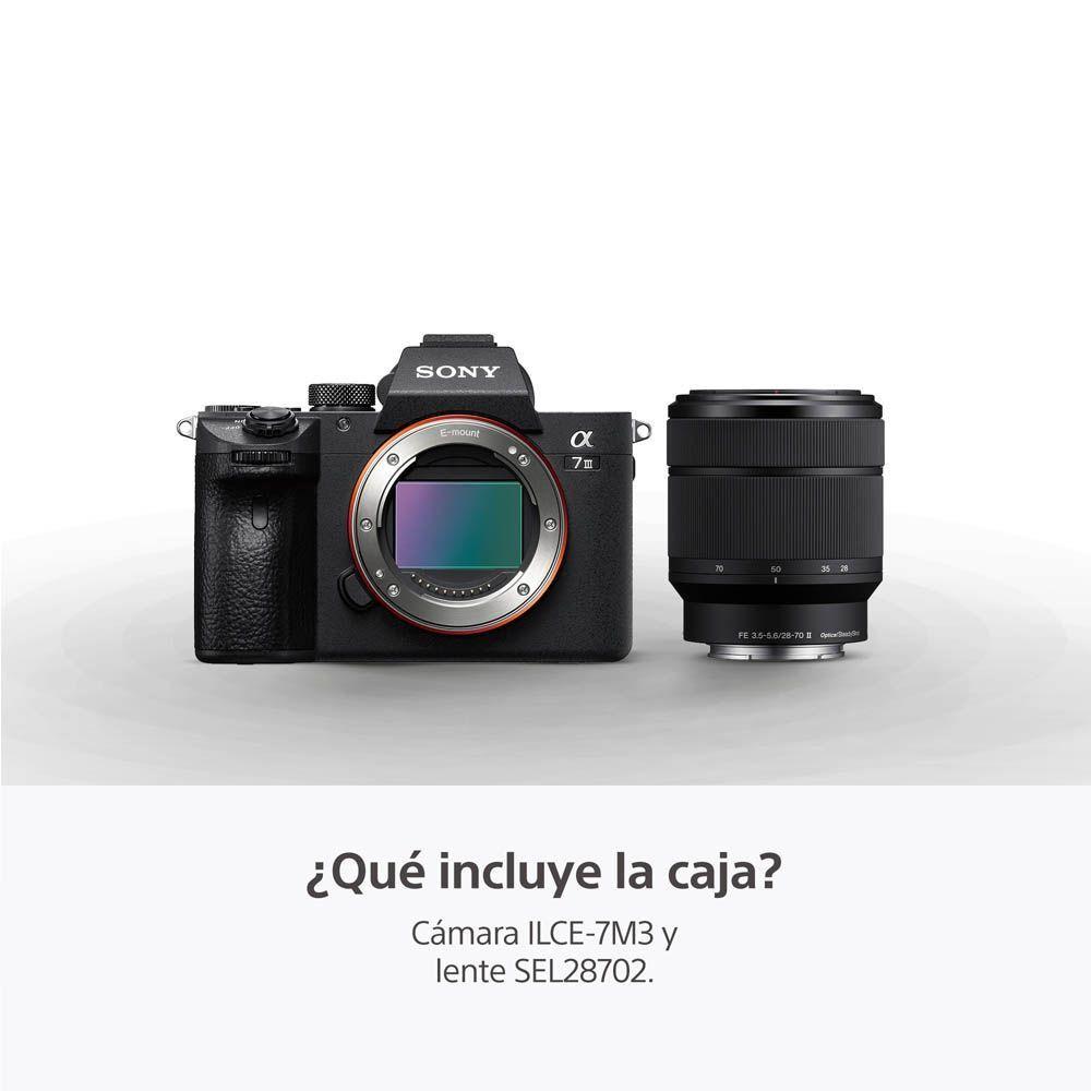 Camara a7 III sensor full frame 35 mm lente de zoom de 28 70 mm 2da generacion-7