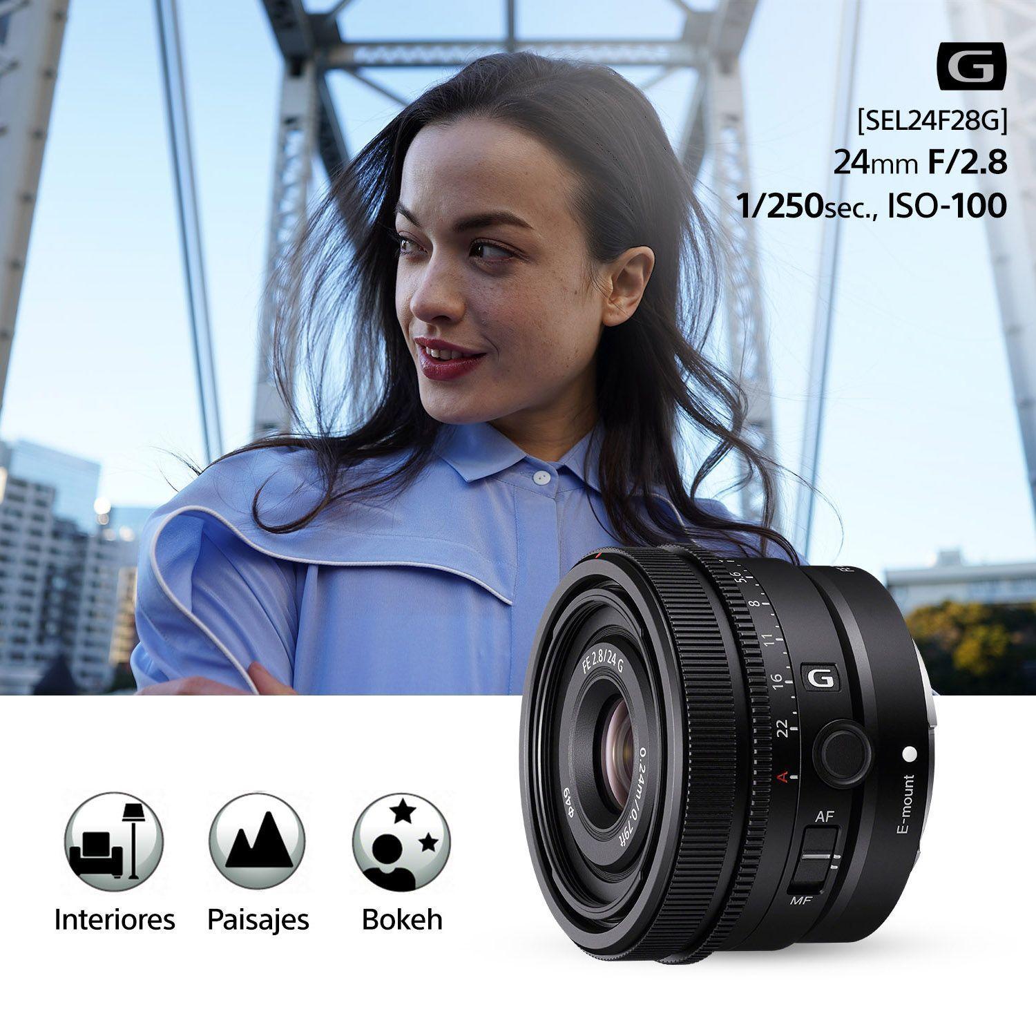 Lente Montura tipo E con formato Full Frame SEL24F28G-4