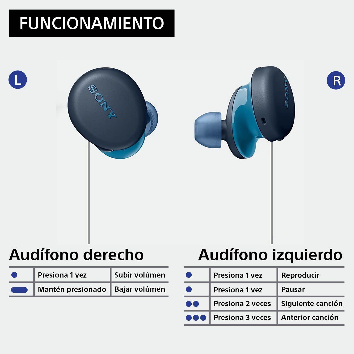 Audífonos Inalámbricos WF-XB700 Azul-1