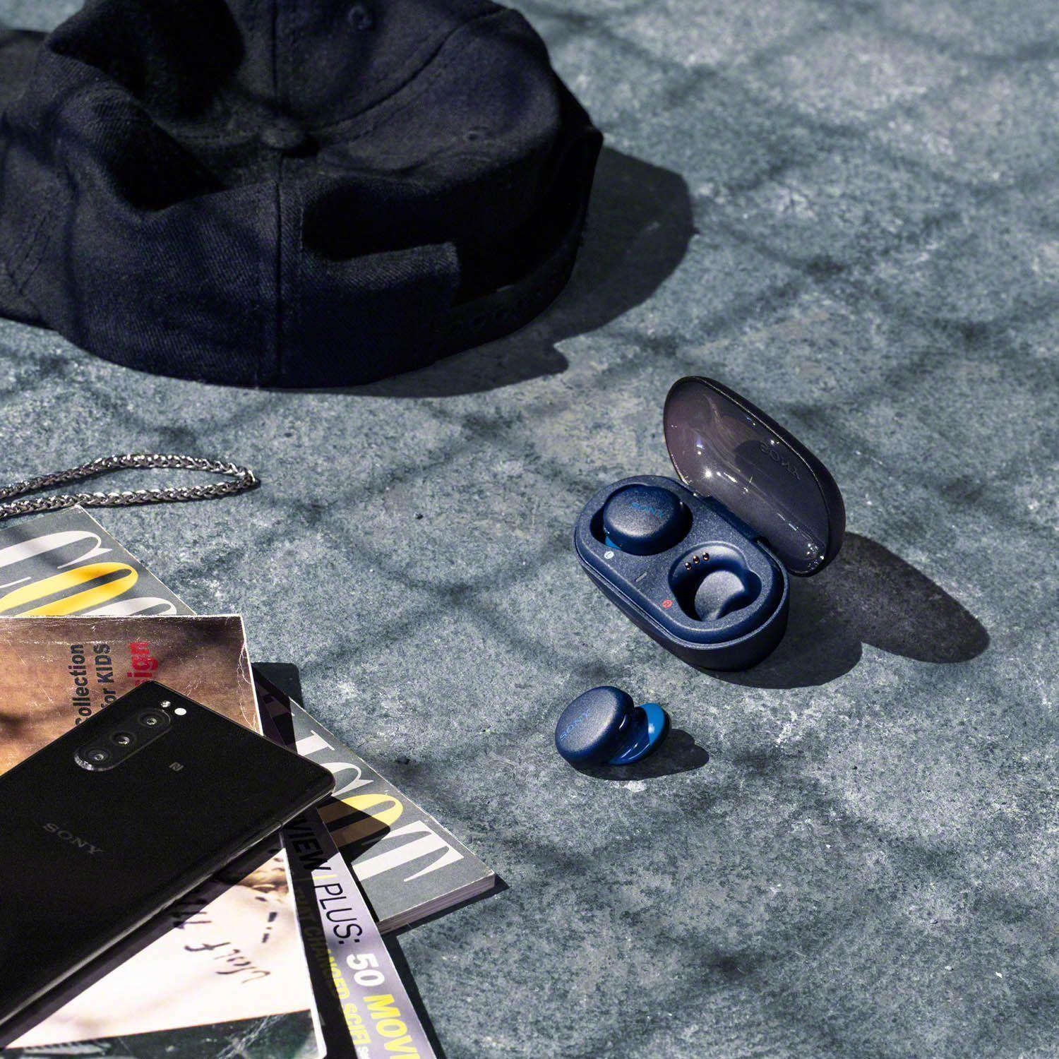 Audífonos Inalámbricos WF-XB700 Azul-4