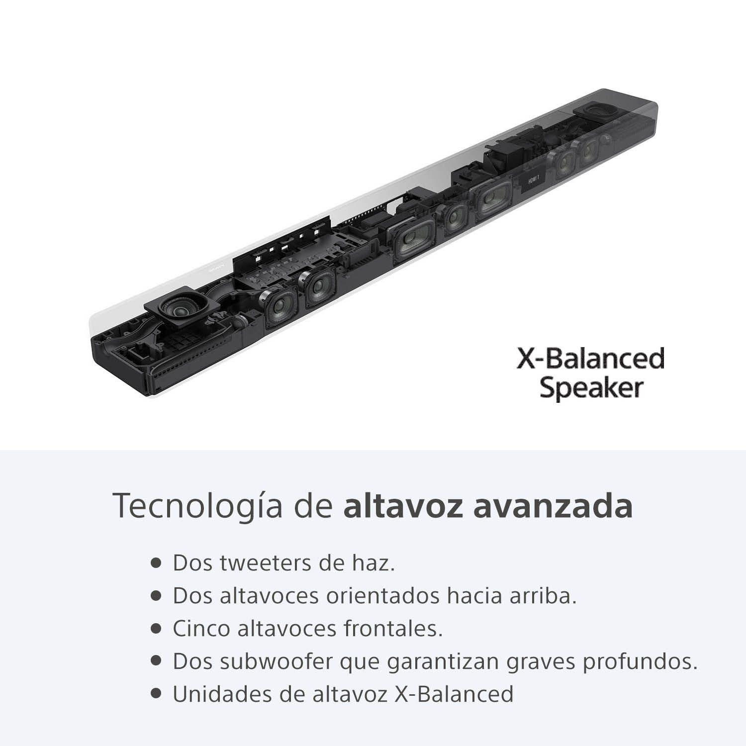 Soundbar de 7.1.2 Canales con Dolby Atmos HT-A7000-1