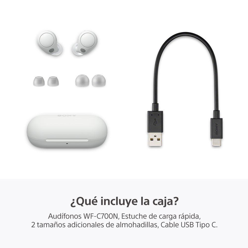 Audífonos inalámbricos noise cancelling WF-C700N Blanco-3