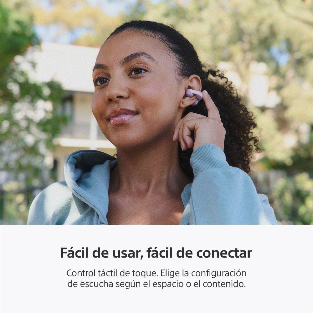 Audifonos inalambricos LinkBuds Clip Violeta-3