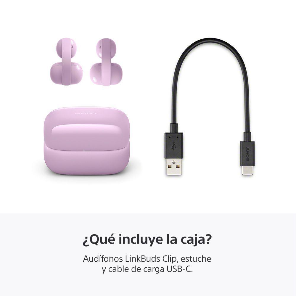 Audifonos inalambricos LinkBuds Clip Violeta-7