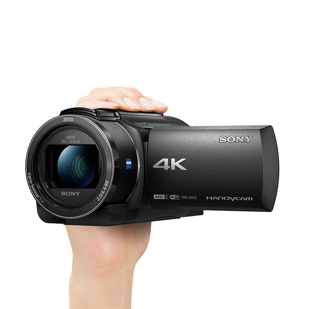 Handycam 4K AX43A con sensor CMOS Exmor-5