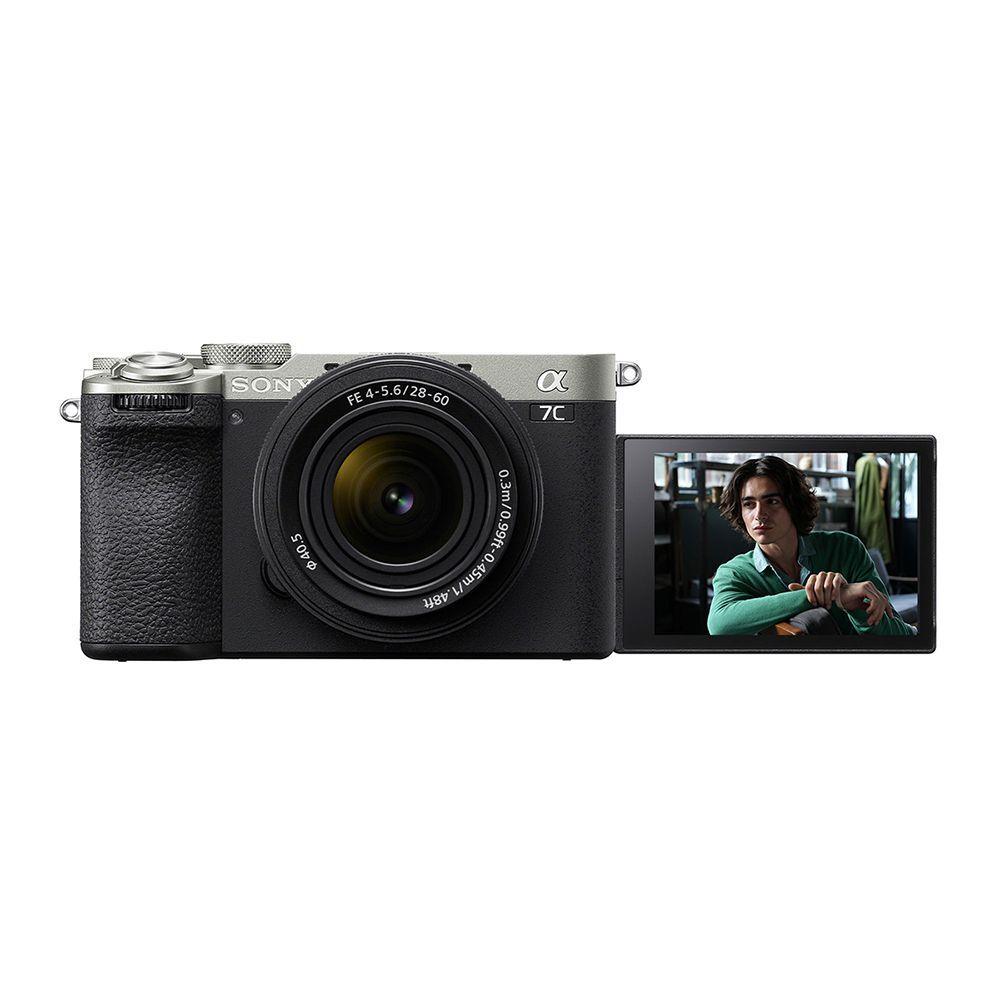 Cámara Profesional Compacta Full Frame Mirrorless ILCE-7CM2 Plateada-1