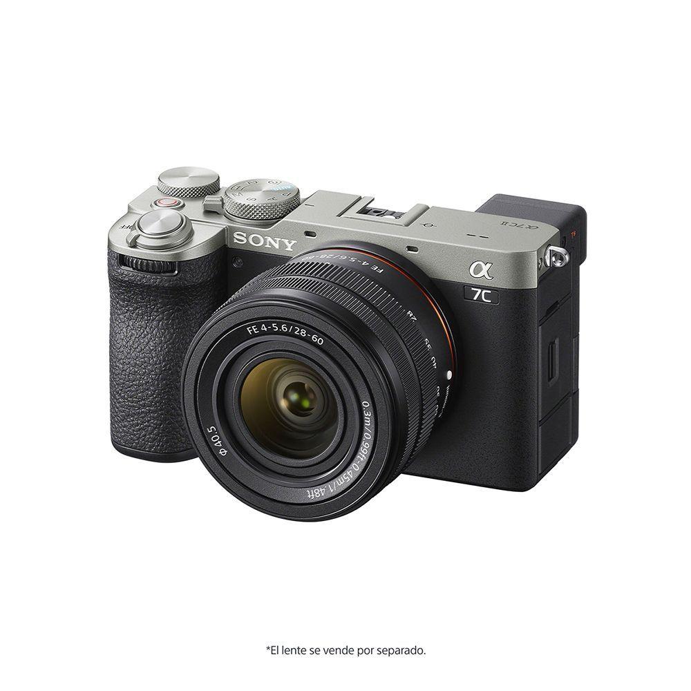 Cámara Profesional Compacta Full Frame Mirrorless ILCE-7CM2 Plateada-7