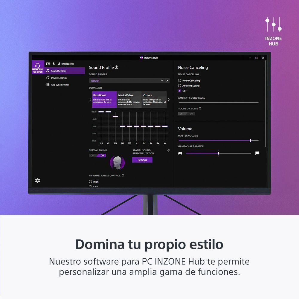 Audífono con micrófono inalámbrico Sony INZONE H9 II Negro -7
