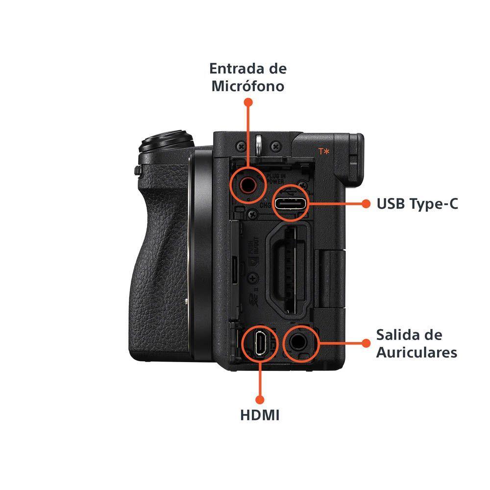 CÁMARA APS-C A6700 PREMIUM CON MONTURA E-1