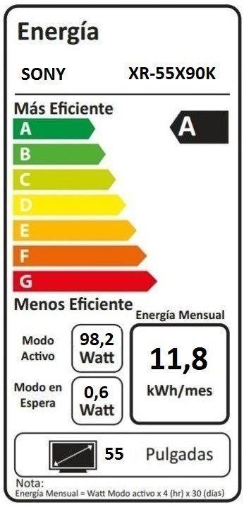 LED Smart TV 55' 4K Ultra HD Google TV XR-55X90K-6