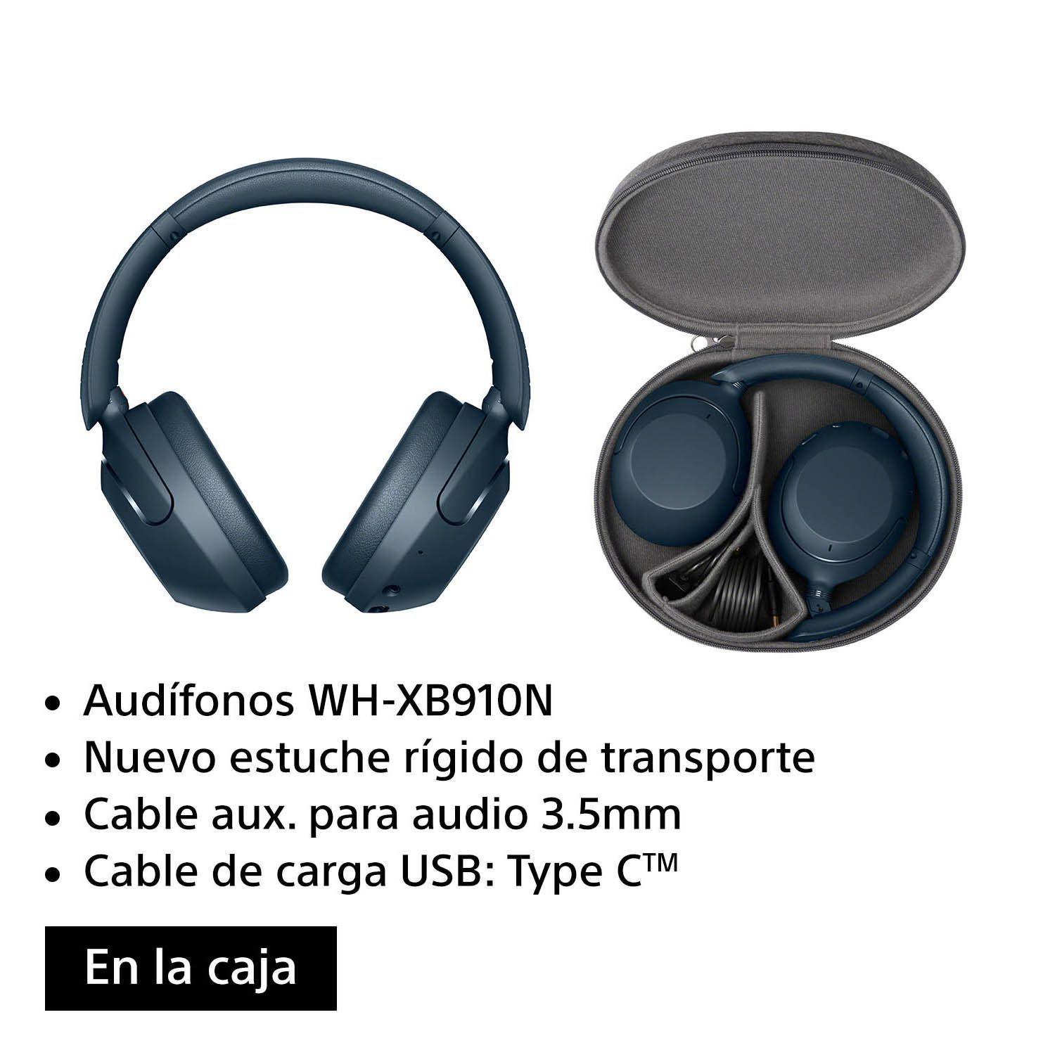 Audífonos inalámbricos WH-XB910N Azul-2