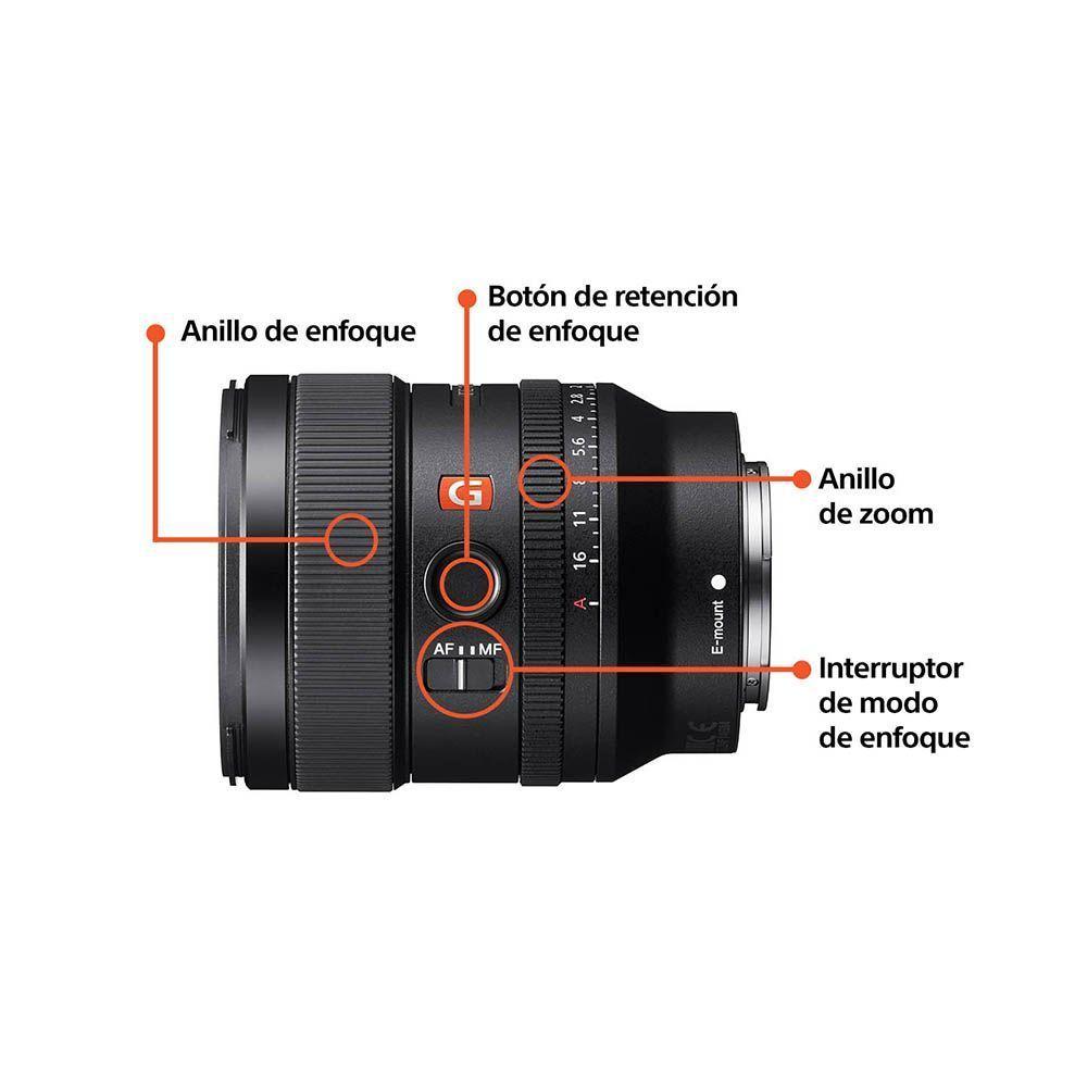 Lente Montura tipo E con formato Full Frame SEL24F14GM-2