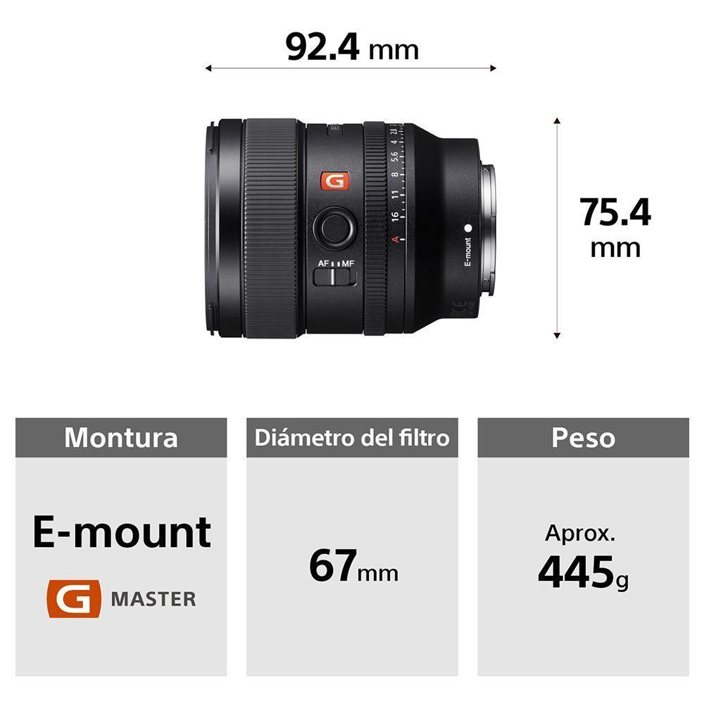 Lente Montura tipo E con formato Full Frame SEL24F14GM-3