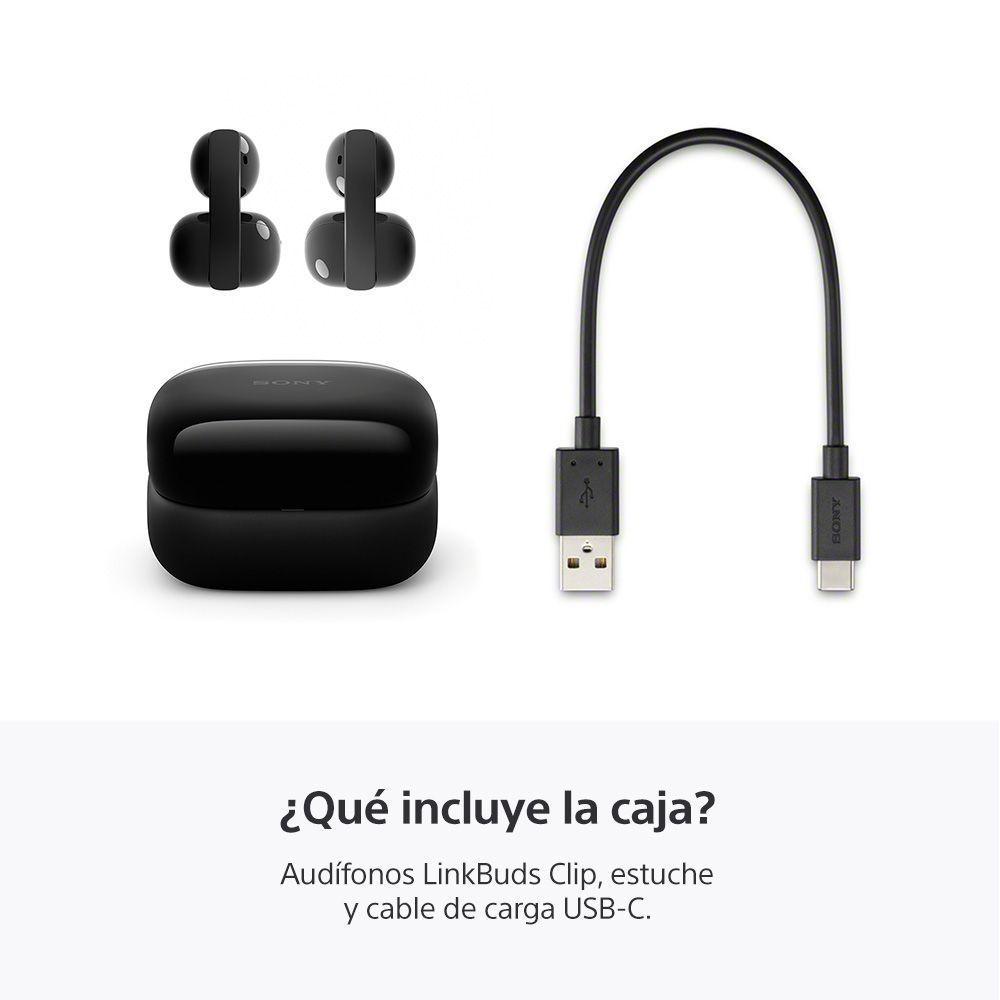 Audifonos inalambricos LinkBuds Clip Negro-7