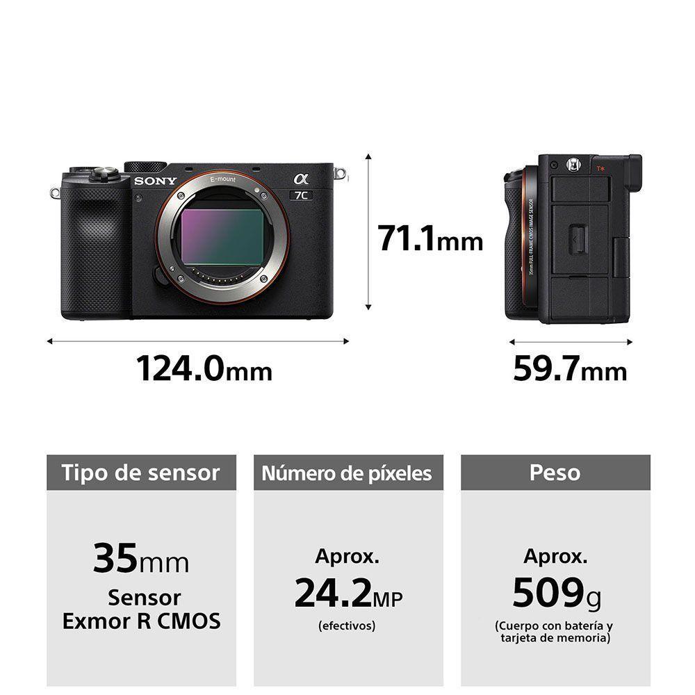 Cámara Profesional ILCE-7C Negro-2
