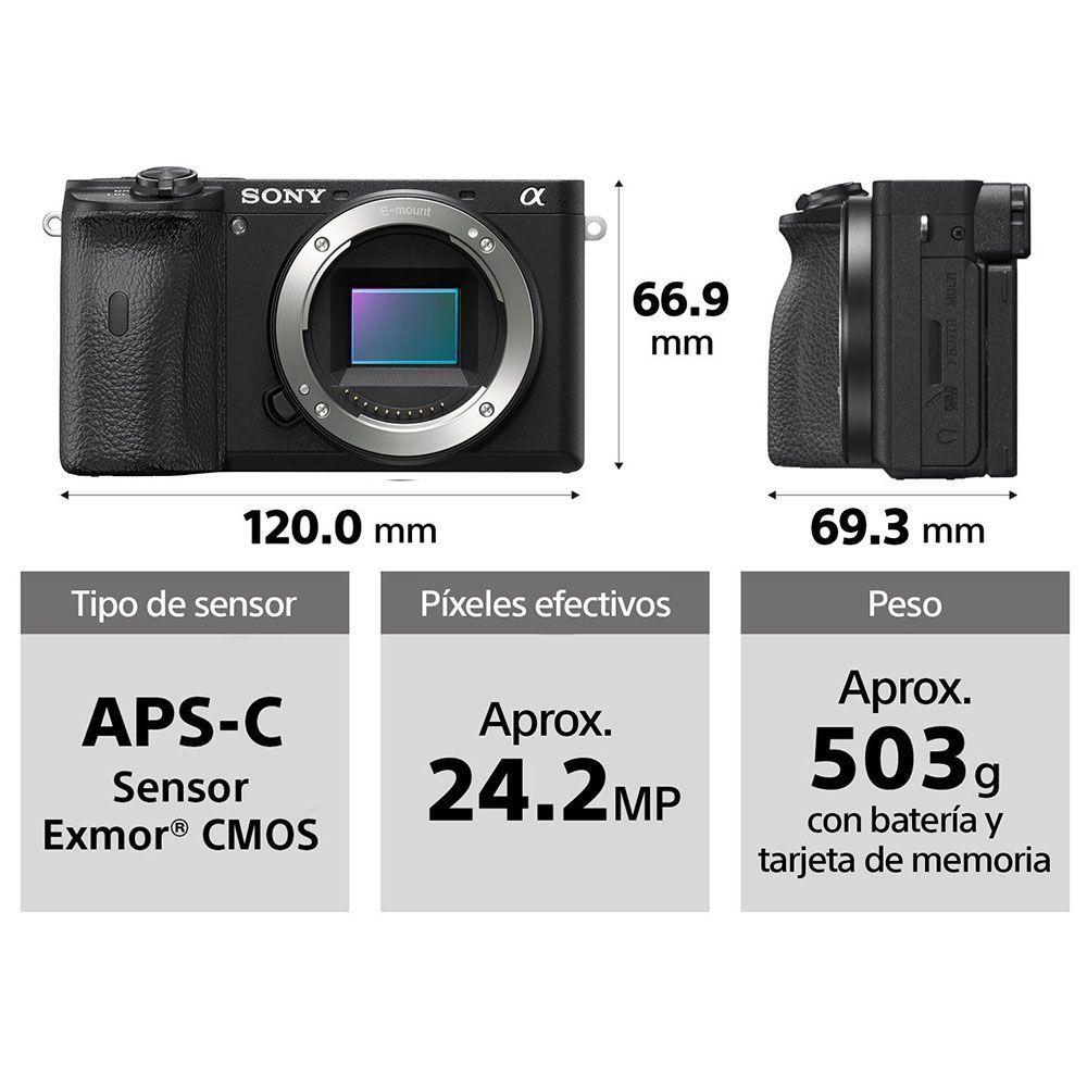 Cámara Profesional ILCE-6600-1