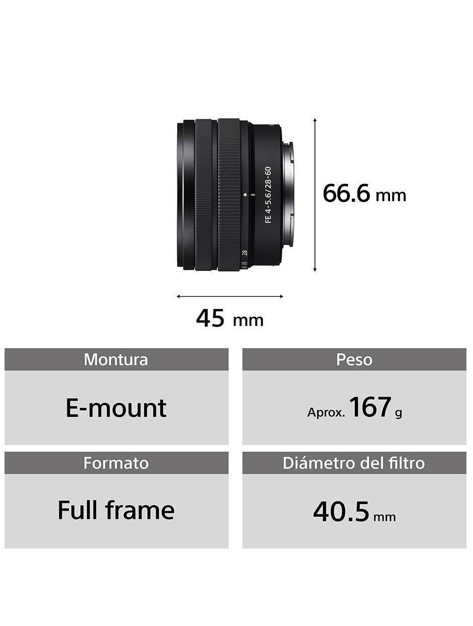 Lente Montura E SEL2860-3