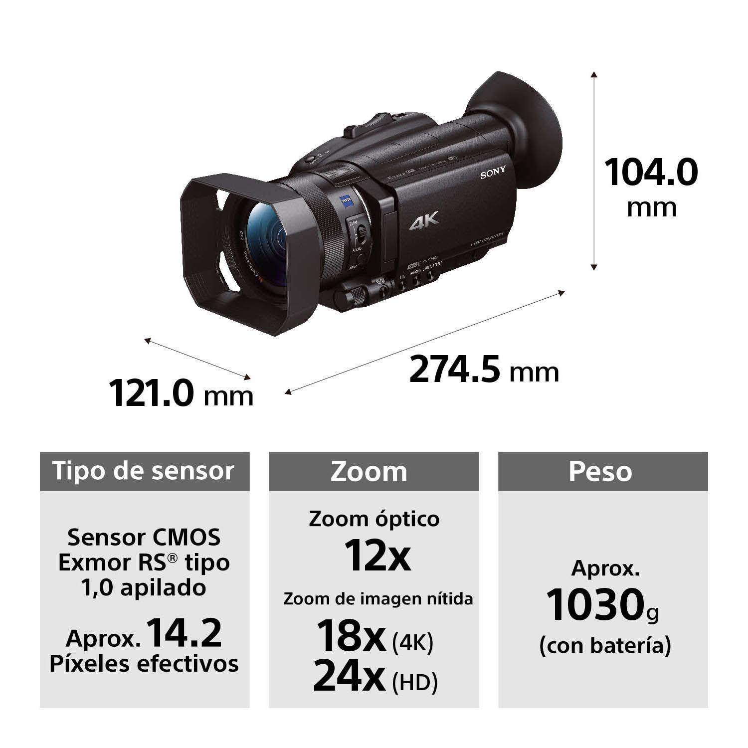 Videocámara FDR-AX700 4K HDR-2