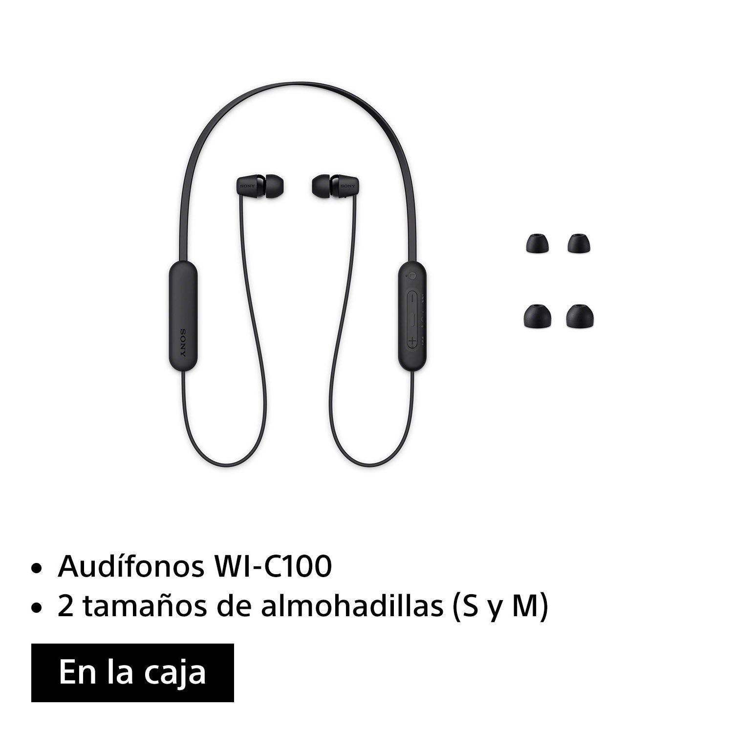 Audífonos inalámbricos WI-C100 Negro-2