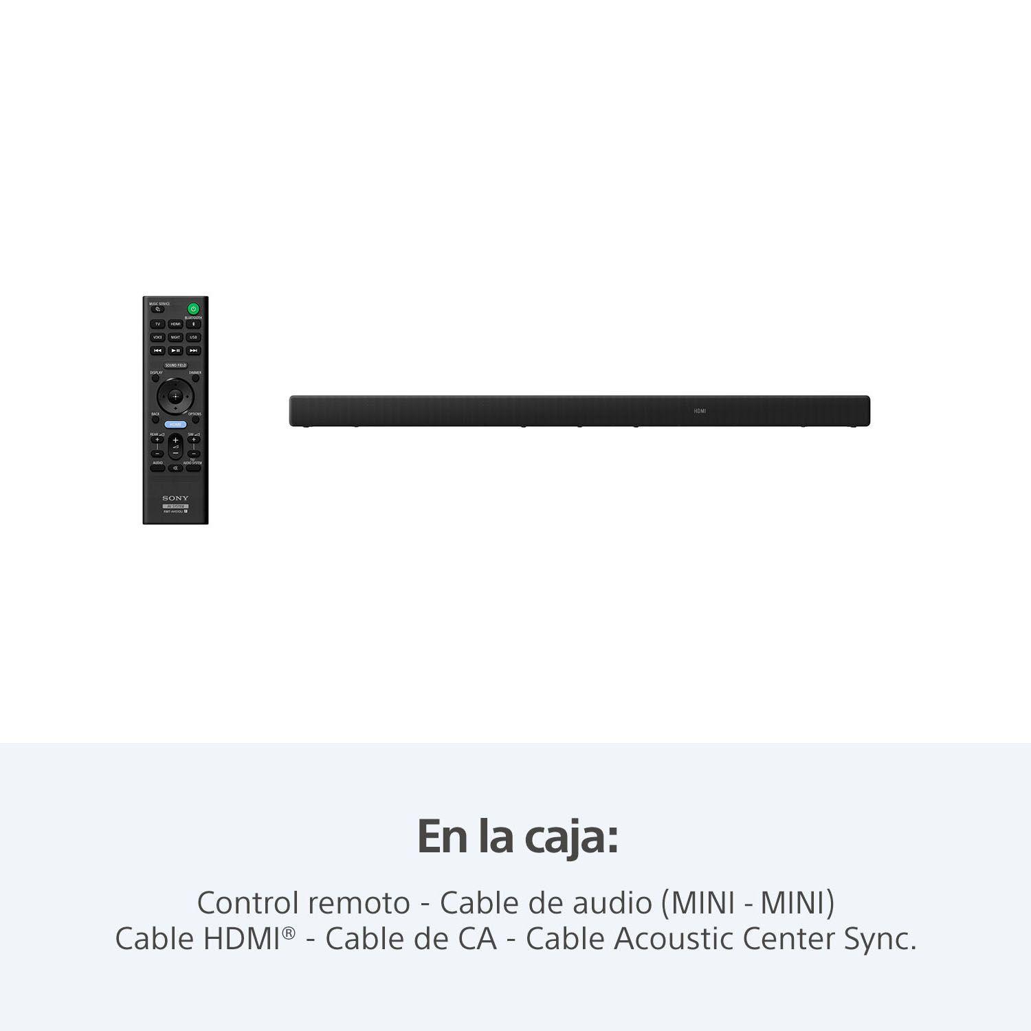 Barra de sonido de 5.1.2 canales con tecnología 360 Spatial Sound Mapping y Dolby Atmos HT-A5000-1