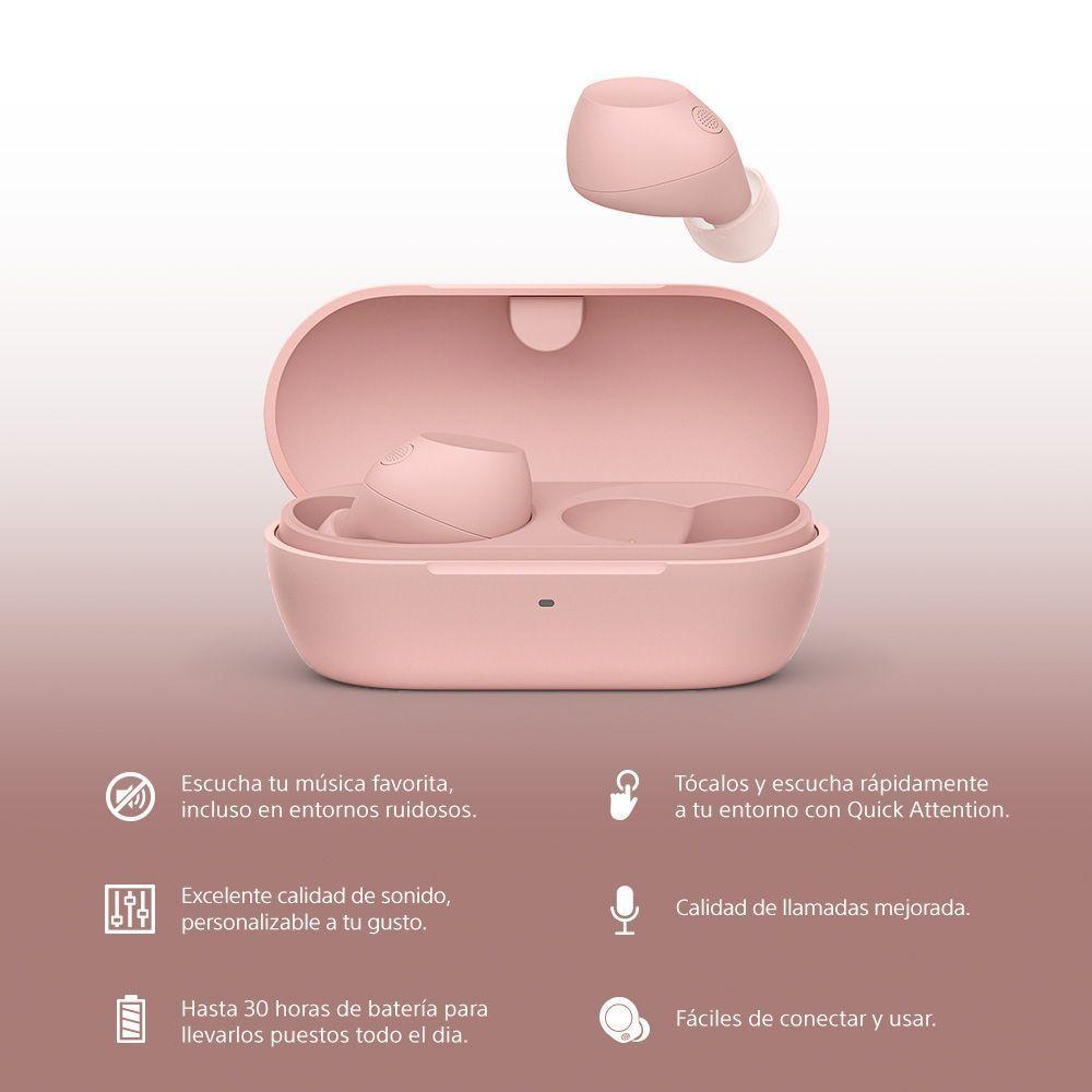 Audífonos inalámbricos con noise cancelling WF-C710N Rosado-2