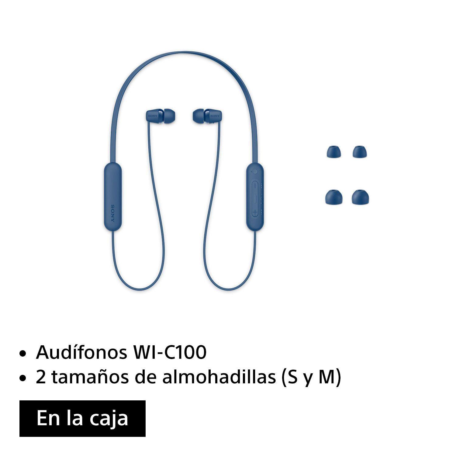 Audífonos internos inalámbricos WI-C100 Azul-3
