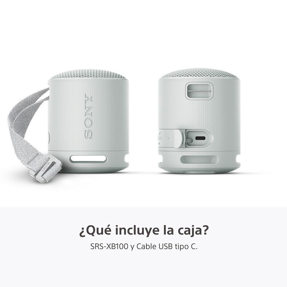 Parlante inalámbrico portátil XB100 Gris-3