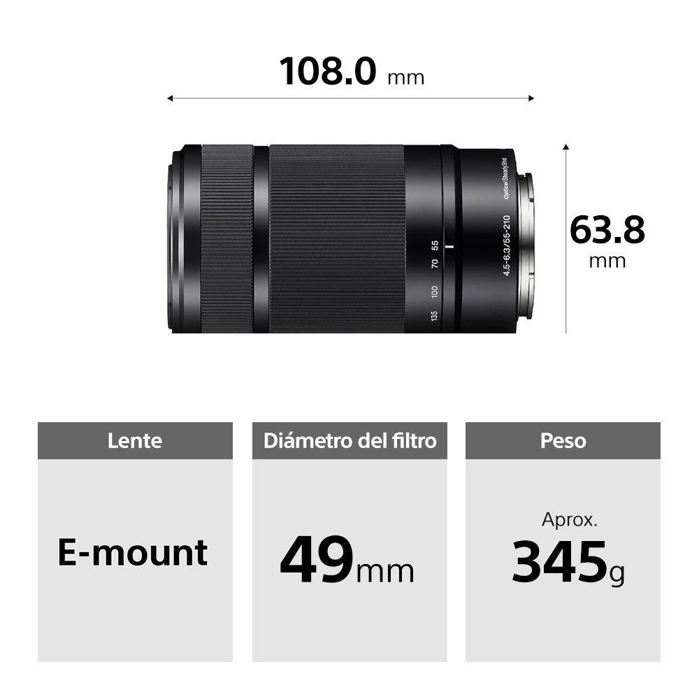 Lente Montura E SEL55210-3