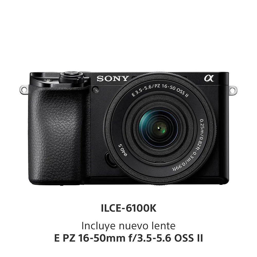 Cámara Digital Mirrorless APS-C A6100 + Lente 16-50-2