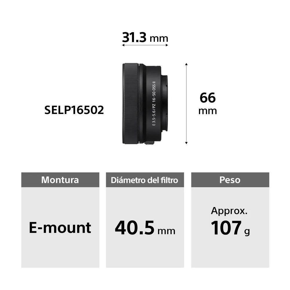 Cámara Digital Mirrorless APS-C A6100 + Lente 16-50-4