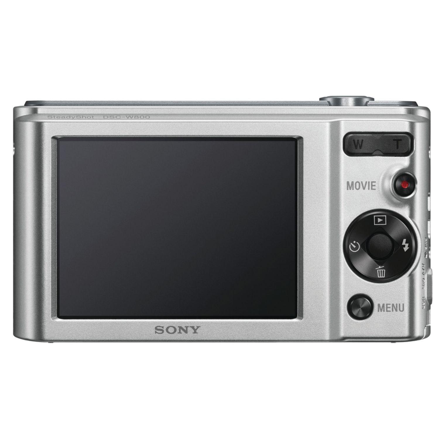 Cámara compacta con zoom óptico de 5x DSC-W800 Gris-2