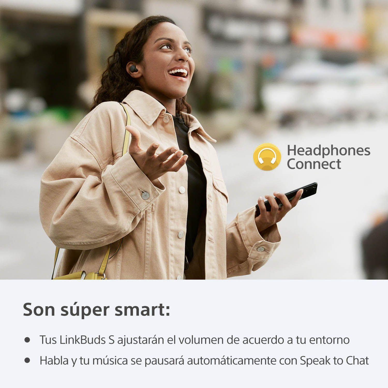 Audífonos inalámbricos con cancelación de ruido LinkBuds S WF-LS900N Azul-5